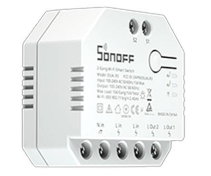 Czujnik inteligentny Sonoff Inteligentny przełącznik WiFi Dual R3 6920075775402